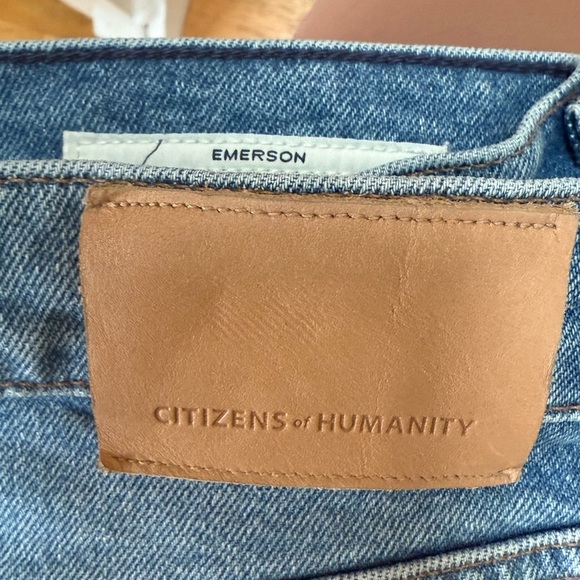 Citizens of Humanity Emerson Slim Boyfriend Distressed Denim Jean Size 25 EUC - Picture 6 of 6